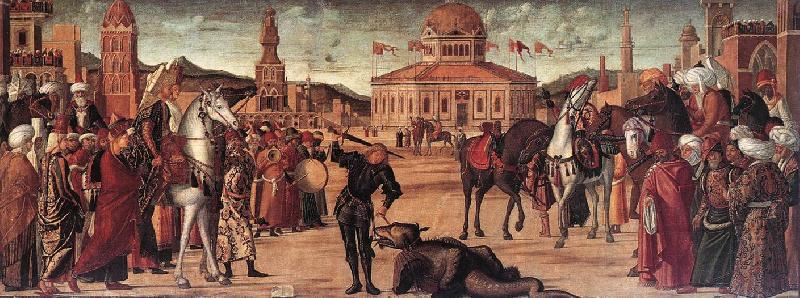 CARPACCIO, Vittore The Triumph of St George cxg Germany oil painting art